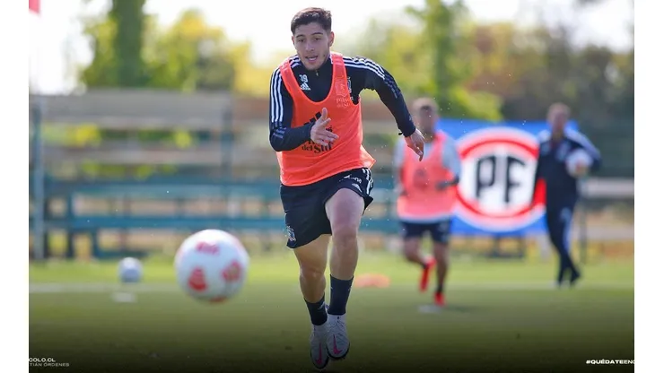 David Tati en la pretemporada de Colo Colo