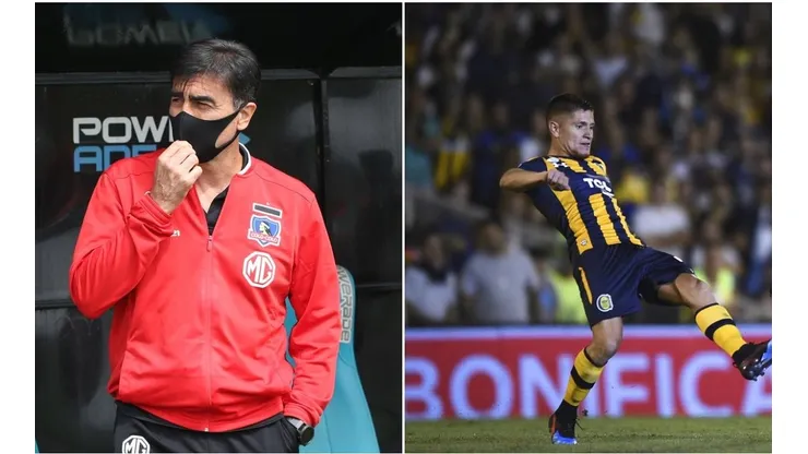 Gustavo Quinteros celebra la llegada de Leonardo Gil.