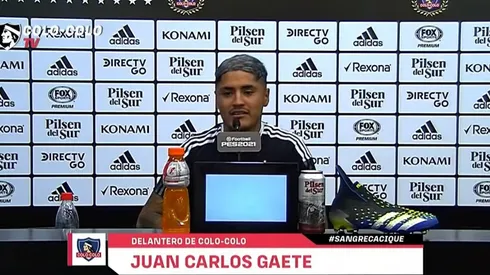 Juan Carlos Gaete quiere triunfar en Colo Colo | Foto: captura