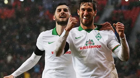 Santiago García celebrando en el Werder Bremen | Foto: Getty Images