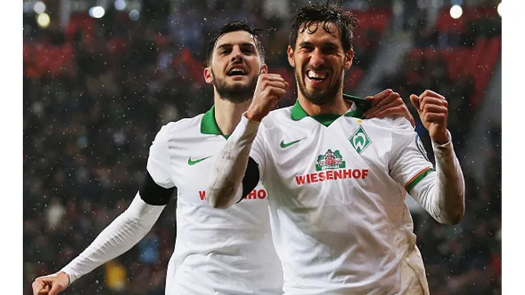 Santiago García celebrando en el Werder Bremen | Foto: Getty Images