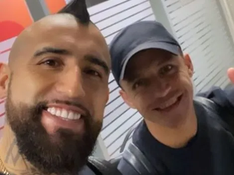 La felicidad de los chilenos del Inter: Arturo Vidal festeja la victoria y los tantos de Alexis
