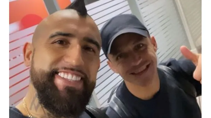 Arturo Vidal compartió los festejos en redes sociales | Foto: captura
