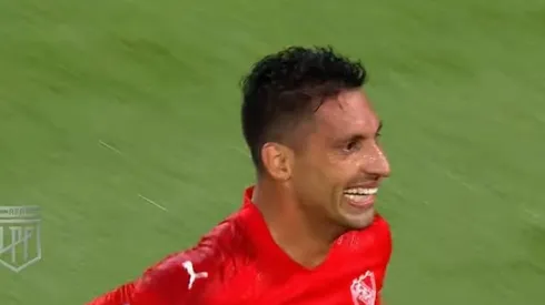 Insaurralde fue clave en el gol del Rojo sobre Gimnasia.