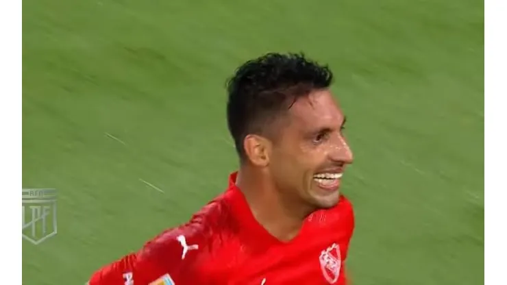 Insaurralde fue clave en el gol del Rojo sobre Gimnasia.