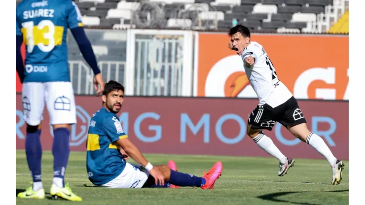 Pablo Mouche y su gol a Everton