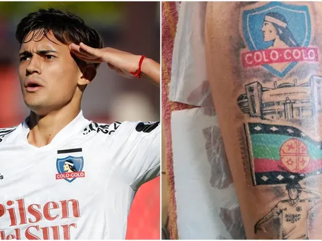 Hincha la rompe toda con jugado tatuaje de Solari y su celebración