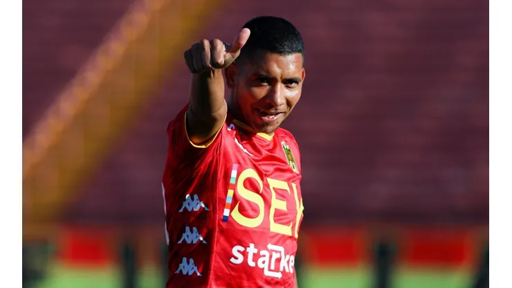 Cristián Palacios anotó 15 goles en el 2020 con la camiseta de Unión Española.