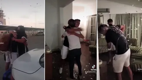 El recibimiento de la familia de Pablo Solari | Foto: captura