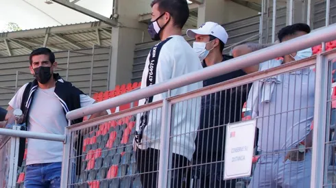 Julio Barroso junto a Gabriel Costa y Marcos Bolados.