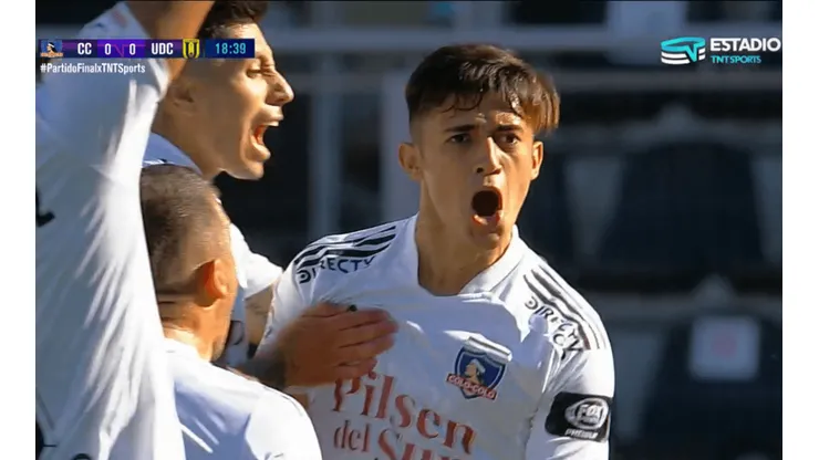 El desahogo de Solari por su primer gol en el profesionalismo.
