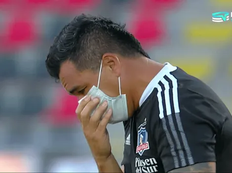 El llanto de Paredes tras la permanencia de Colo Colo