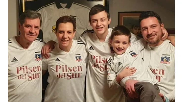 La familia colocolina de Mirko Jozic