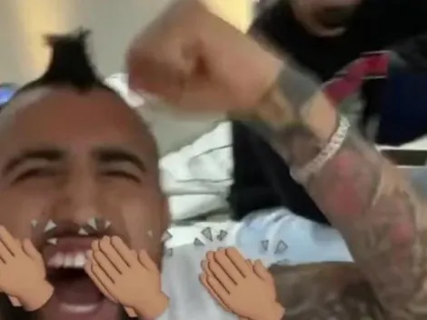 El Rey festejó con todo el golazo de Solari