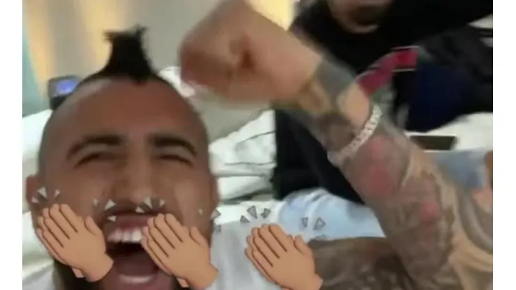 El King celebró con todo el gol del Popular
