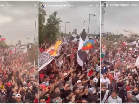"Que hermoso": Javier Parraguez alucina con el aliento de los hinchas de Colo Colo rumbo a Talca