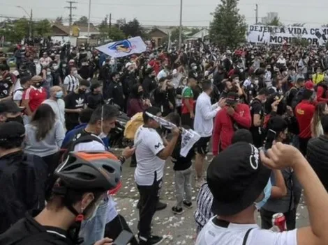 La emotiva arenga de los hinchas albos en el Monumental