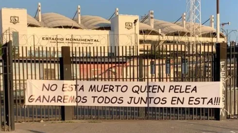 Distintas muestras de apoyo se han visto en el Monumental
