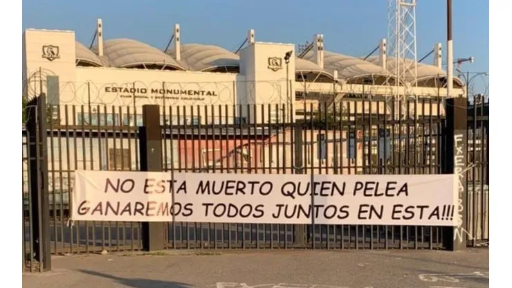 Distintas muestras de apoyo se han visto en el Monumental