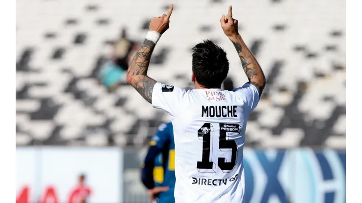 Pablo Mouche entrena en el Monumental | Foto: Agencia Uno