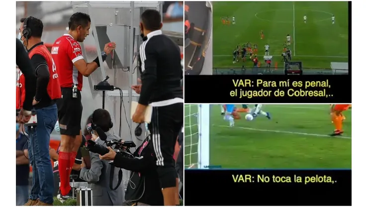 El juez hizo oídos sordos a las palabras que llegaron desde el VAR.