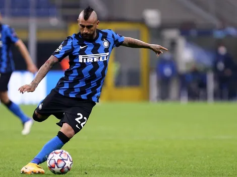 Vidal es baja ante Lazio y está en duda para el clásico ante AC Milán