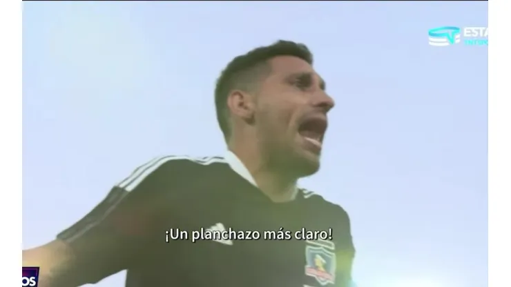 Insaurralde vio la roja por reclamos al árbitro.
