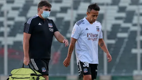 Jorge Valdivia se lesionó en el triunfo de Colo Colo sobre Everton.