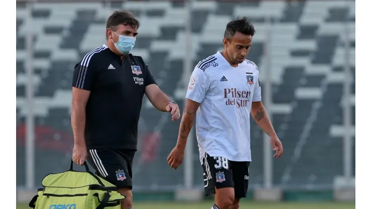 Jorge Valdivia se lesionó en el triunfo de Colo Colo sobre Everton.