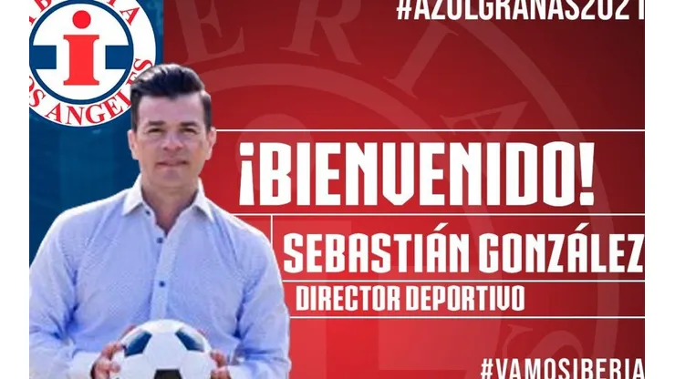 Chamagol fue oficializado como gerente deportivo de Iberia de Los Ángeles.