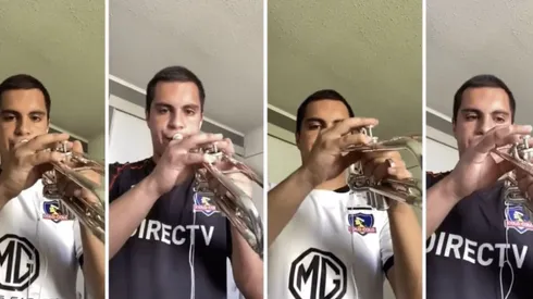 El trompetista que la rompió tocando el himno del Cacique