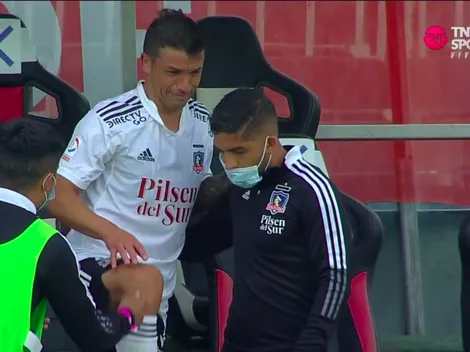 Gabriel Costa abandona el terreno de juego por lesión