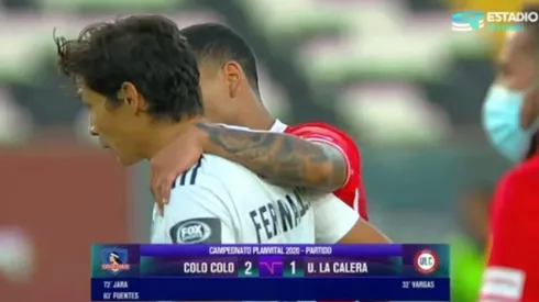 Andía quería llevarse la camiseta de Matías Ariel Fernández