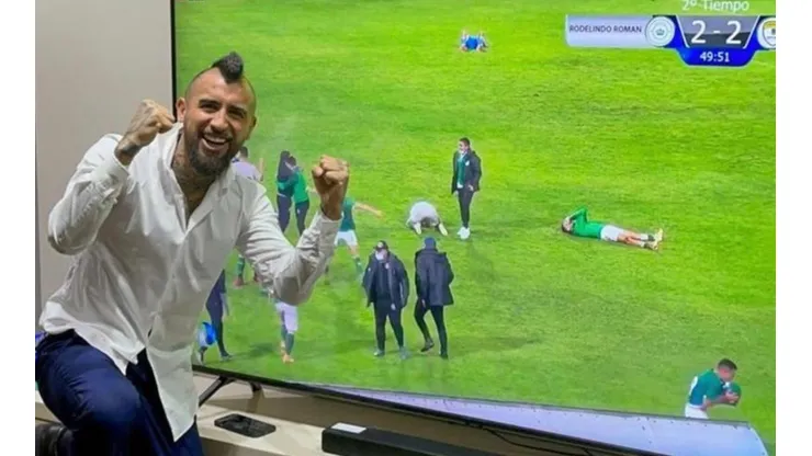 El Rey festeja a su querido club de barrio