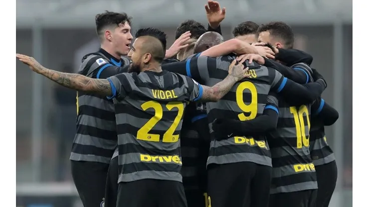 El Rey celebrando un gol frente al Benevento
