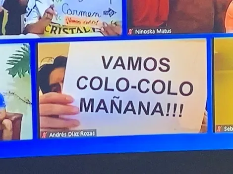 Hincha de la UC se pone "Cruzalbo" y pide un triunfo de Colo Colo