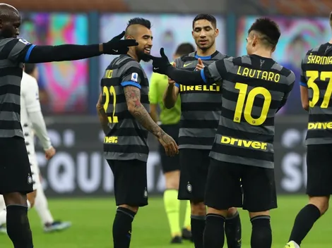 Inter golea al Benevento con Vidal y Alexis en cancha un par de minutos