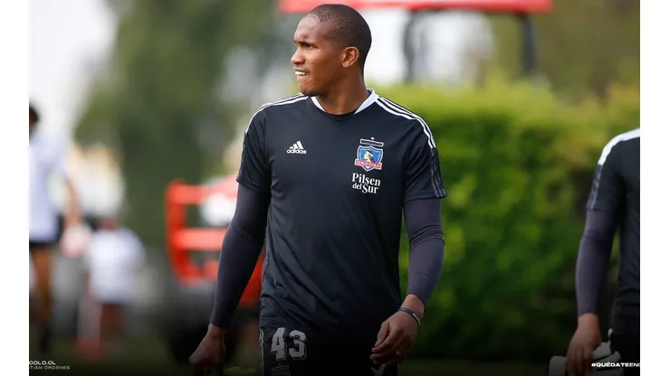 Omar Carabalí en Colo Colo