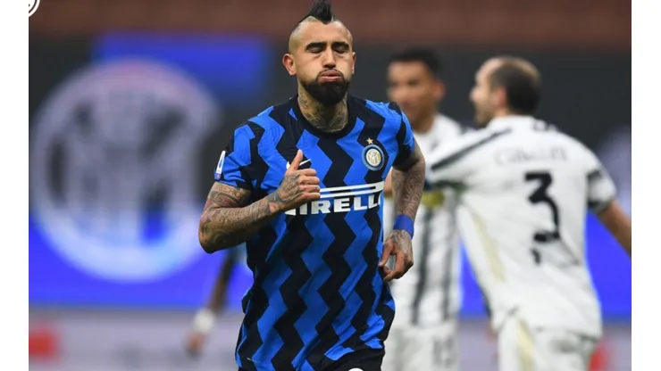 Arturo Vidal fue la gran figura del Inter | Foto: Agencia Uno