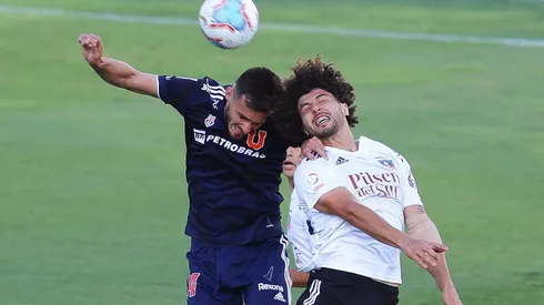 Maximiliano Falcón en el Superclásico contra la U
