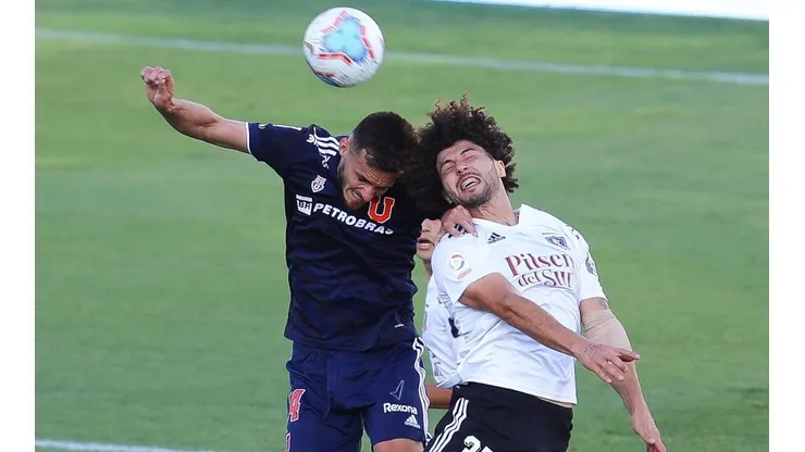 Maximiliano Falcón en el Superclásico contra la U
