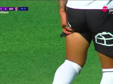 Felipe Campos sale del terreno de juego por lesión