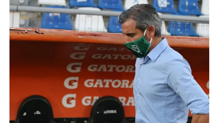 Marcelo Ramírez minutos antes del duelo de su equipo.
