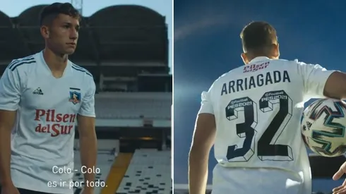 Luciano Arriagada fue el primero en lucir la camiseta | Foto: captura