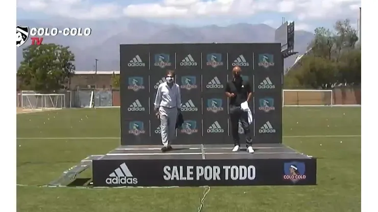 Nueva ropa Adidas de Colo Colo | Foto: captura