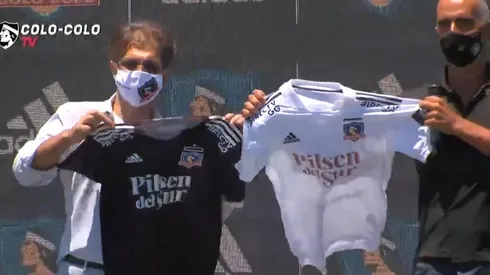 Lanzamiento camiseta Adidas, Estadio Monumental | Foto: captura