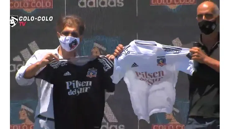 Lanzamiento camiseta Adidas, Estadio Monumental | Foto: captura