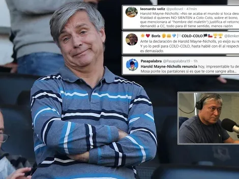 Pato Yañez, Pollo Veliz e Hinchas indignados con Harold