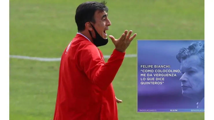 Felipe Bianchi se refirió a Gustavo Quinteros | Foto: Agencia Uno adaptada con Instagram @radiolaclave