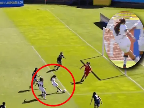 La autora del golazo de rabona se lo dedica a Matías Fernández